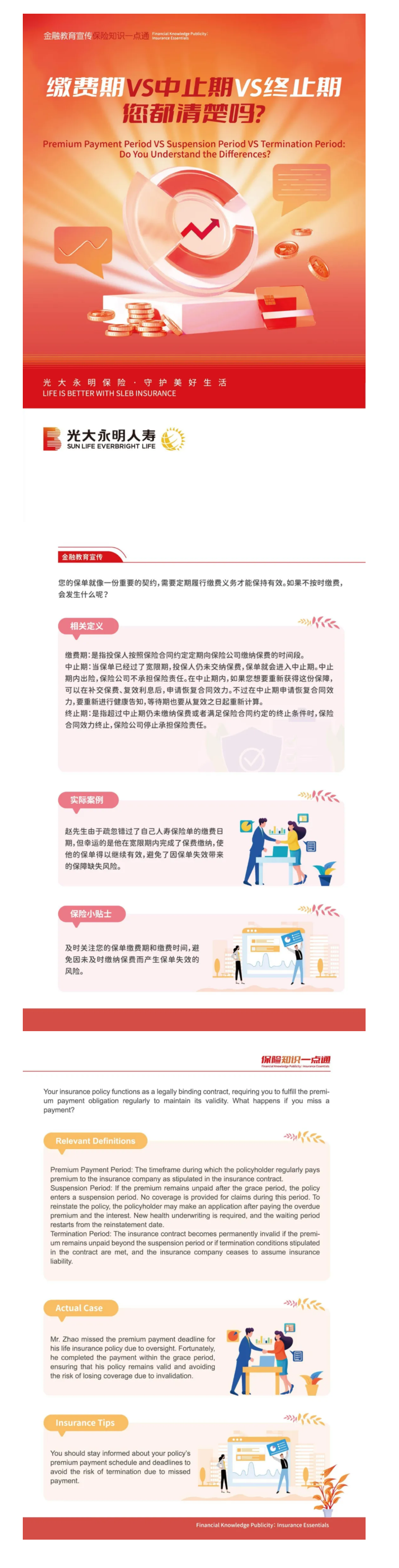 光大永明人壽保險知識一點通丨繳費期VS中止期VS終止期您都清楚嗎？